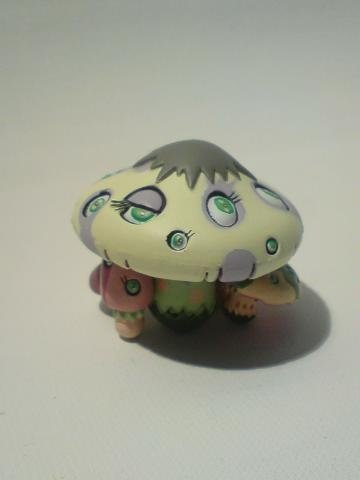 Mushrooms - Revolution figure by Takashi Murakami, produced by Kaiyodo. Front view.
