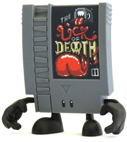 The Lick of Death  figure by Matt Jones (Lunartik), produced by Squid Kids Ink. Front view.