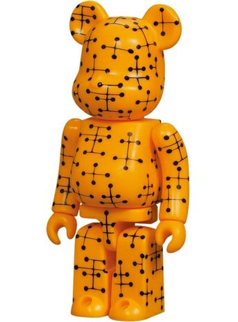 Eames - Pattern Be@rbrick Series 9 figure by Eames Office, produced by Medicom Toy. Front view.
