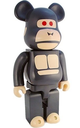 Little Friend Be@rbrick 400% figure by X-Large, produced by Medicom Toy. Front view.