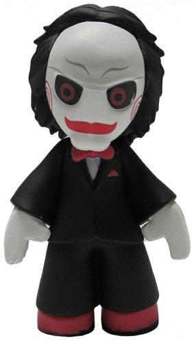 Billy (Saw) figure by Funko, produced by Funko. Front view.