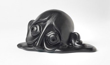 Puddlehead - Black Despair figure by Studio Eccentrina. Front view.