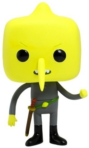 POP! Adventure Time - Lemongrab figure, produced by Funko. Front view.