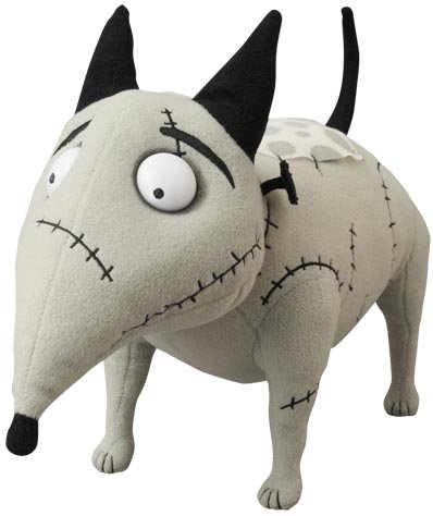 Sparky figure by Tim Burton, produced by Medicom Toy. Front view.