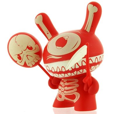 Mimic Dunny figure by Mimic, produced by Kidrobot. Front view.