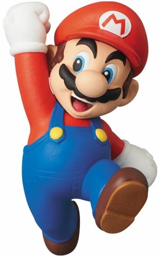 Mario - UDF No.176 figure by Nintendo, produced by Medicom Toy. Front view.