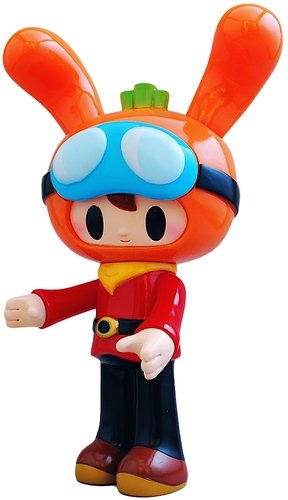 Rabyuun Carrot Orange figure by Itokin Park, produced by One-Up. Front view.