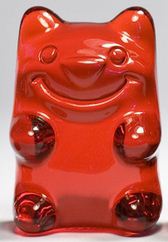 Ungummy Bear - medium red