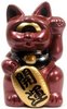 Mini Fortune Cat - Maroon Metallic