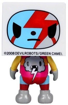 Tokidoki To-Fu figure by Simone Legno (Tokidoki), produced by Play Imaginative. Front view.
