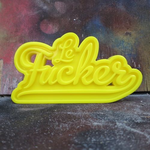 LeFucker Tag - Gloss Yellow