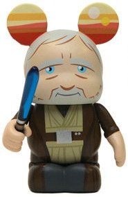 Obi Wan Kenobi figure by Maria Clapsis, produced by Disney. Front view.