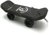 Kindergardener Skateboard Keychain - Black
