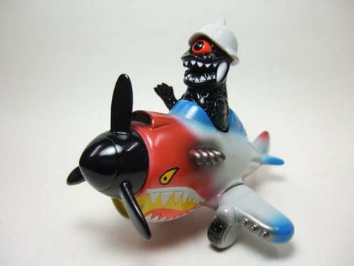 Zagoran Airplane figure, produced by Gargamel X Charactics. Front view.
