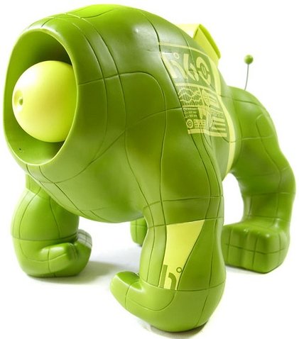 Ulligus H60 - Green figure by Unklbrand, produced by Unklbrand. Front view.