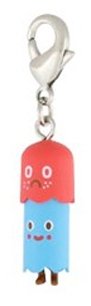 Luckies Zipper Pull figure by Friends With You, produced by Kidrobot. Front view.