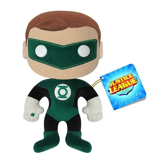 Green Lantern 7 Plush  figure by Dc Comics, produced by Funko. Front view.