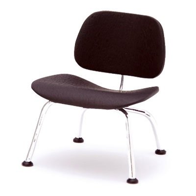 LCM Low side chair figure by Charles And Ray Eames, produced by Reac Japan. Front view.