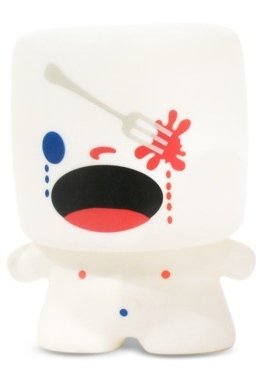 Marshall Injured figure by 64 Colors, produced by Squibbles Ink & Rotofugi. Front view.