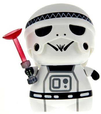 Wash Trooper figure, produced by Red Magic. Front view.