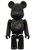 Project 1/6 Be@rbrick 100% Black GID