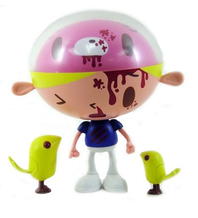 Injured Pity Boy figure by Mori Chack, produced by Toy2R. Front view.