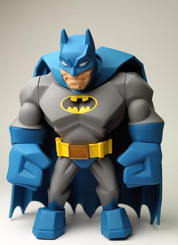 Batman Classic figure by Monster 5, produced by Dc Direct. Front view.