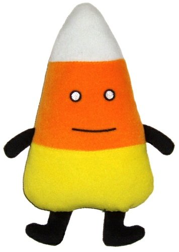 Cornelius Candy Corn figure by Dan Goodsell. Front view.