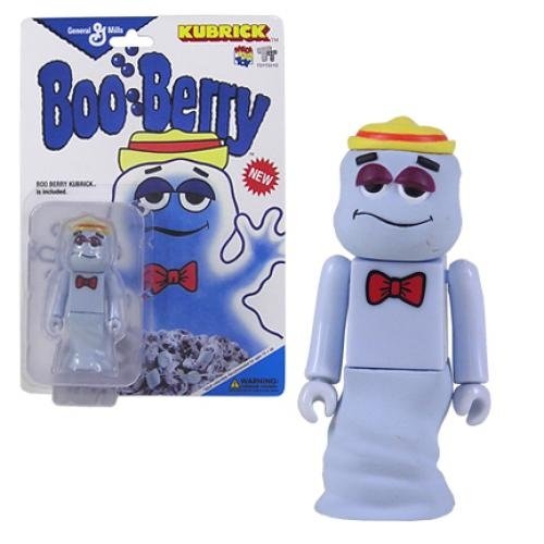 Boo Berry  figure by General Mills, produced by Medicom Toy. Front view.
