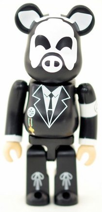 Secret Artist Be@rbrick - AA= (aaequal) figure by Aa= (Aaequal), produced by Medicom Toy. Front view.