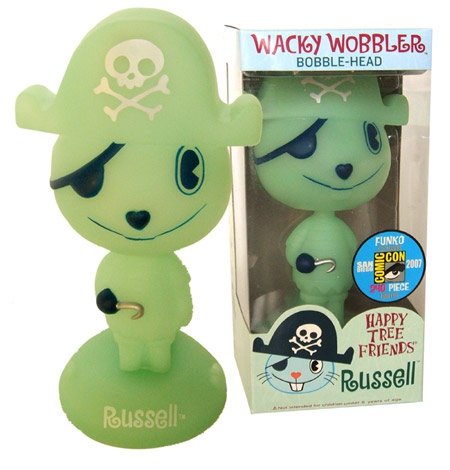 Happy Tree Friends - Wacky Wobbler - Russell Variant figure, produced by Funko. Front view.