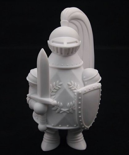 White Knight figure by Eric So, produced by Unbox Industries. Front view.