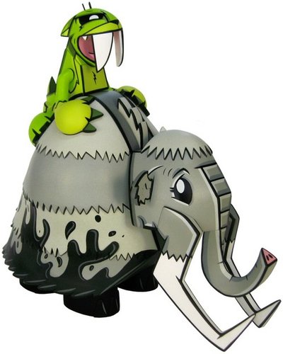 Pico & Wilshire - La Brea figure by Joe Ledbetter, produced by The Loyal Subjects. Front view.