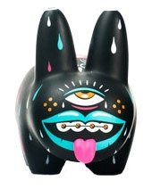 Labbit - Gluttony figure by Kronk, produced by Kidrobot. Front view.
