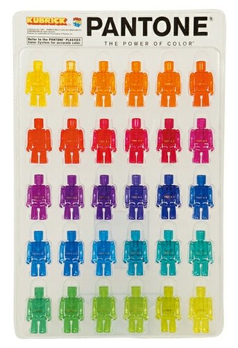 Pantone Set figure by Pantone, Inc., produced by Medicom Toy. Front view.