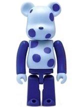 Hi Life x Jimmy SPA Be@rbrick 100% - Type E figure by Jimmy Liao, produced by Medicom Toy. Front view.