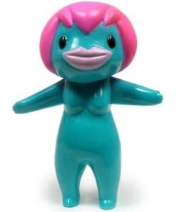 Suiko - Teal w/ Pink Hair figure by Sunguts, produced by Sunguts. Front view.