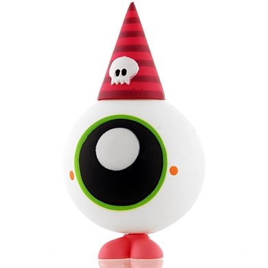 Eye figure by Tado, produced by Kidrobot. Front view.