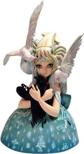 No Ordinary Love figure by Camilla DErrico, produced by Dark Horse. Front view.