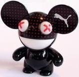 Deadmau5 Footlocker Exclusive figure by Deadmau5 X Footlocker, produced by Oddco Ltd. Front view.