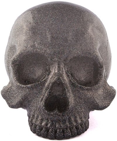 Skull Head 1/1 - Glitter figure by Secret Base, produced by Secret Base. Front view.