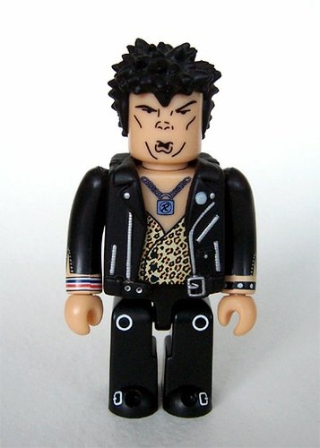 Sid Vicious figure, produced by Medicom Toy. Front view.