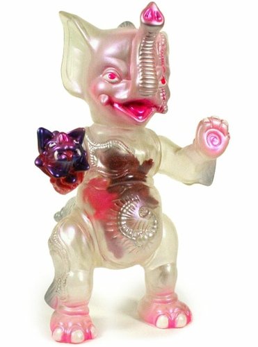 April Candy Pink Boss Carrion figure by Paul Kaiju. Front view.