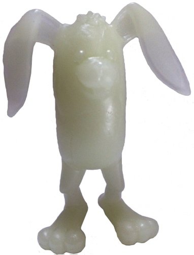 B.U.N.N.Y.W.I.T.H … um…Nothing? - SDCC 12, DKE Toys Exclusive figure by Alex Pardee, produced by October Toys. Front view.
