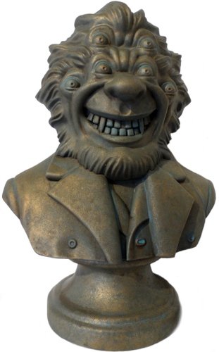 Uncle Six Eyes - Bronze Edition figure by Travis Louie, produced by Bigshot Toyworks. Front view.