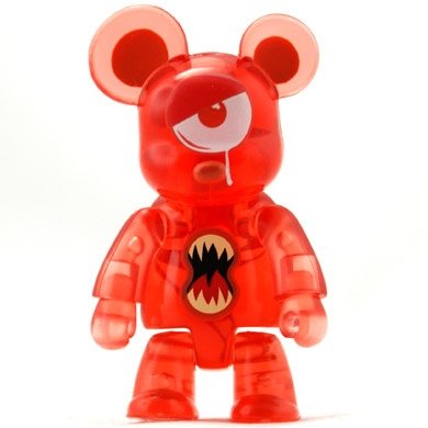 IMonster bear figure by Mimic, produced by Toy2R. Front view.