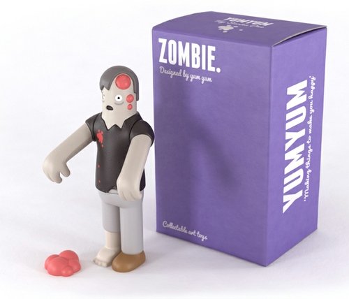 Zombie figure by Yum Yum London. Front view.