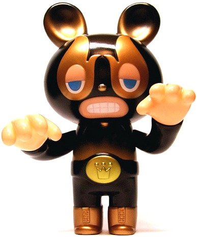 Lucha Bear - Vinyl Fallout Exclusive  figure by Itokin Park. Front view.