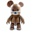 Woodgrain Teddy Bear - Dark Version