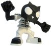 Bobble Head Devil Toyer - Black Head White T-Bone 